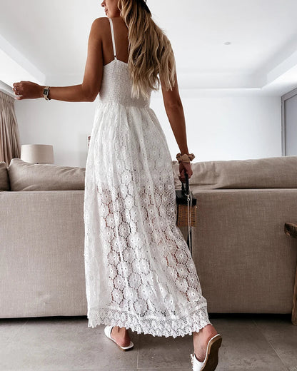 Emma | Women's Summer V-neck Boho Maxi Dress with Shorts