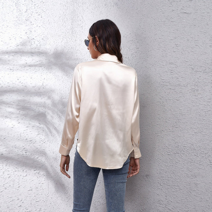 Vanessa | Women's Satin Summer Blouse