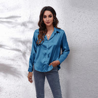 Vanessa | Women's Satin Summer Blouse