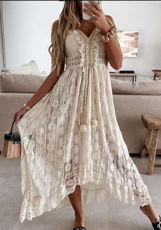Adrienne | Women's Casual Boho Maxi Dress