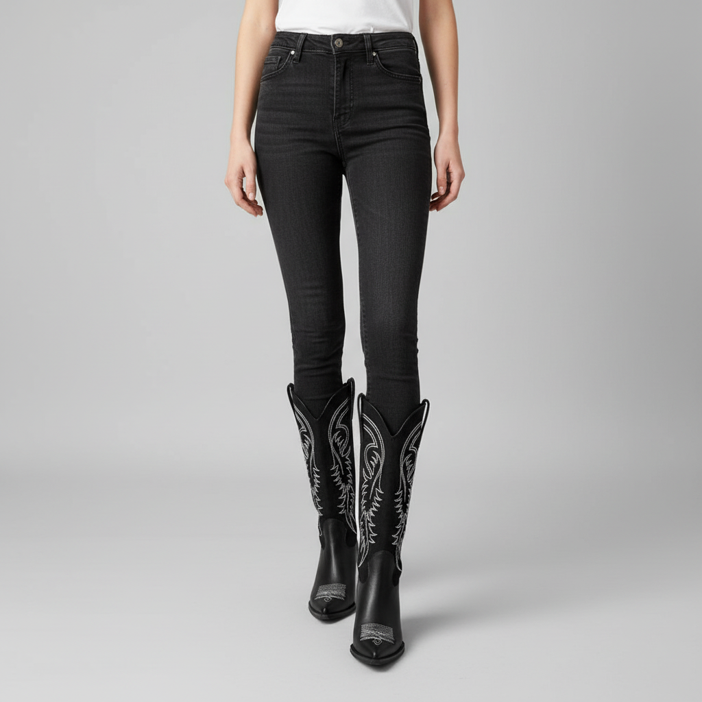 Dakota | Women's Classic Knee High Cowboy Boots