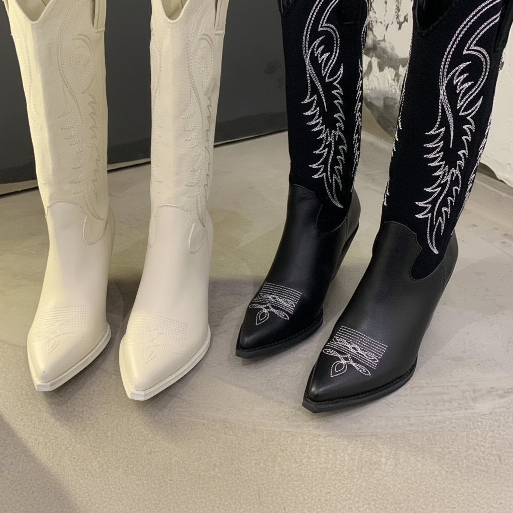 Dakota | Women's Classic Knee High Cowboy Boots
