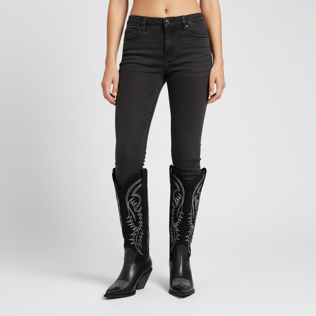 Dakota | Women's Classic Knee High Cowboy Boots