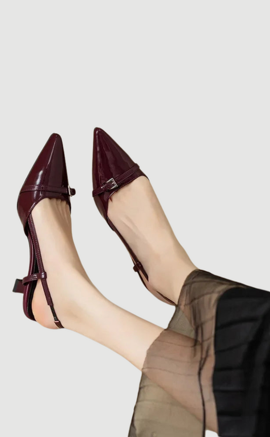 Claire | Women's Summer Orthopedic Kitten Toe Heels