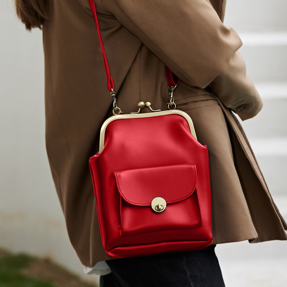 Vintage Kiss-Lock Bag – Retro Chic Essential