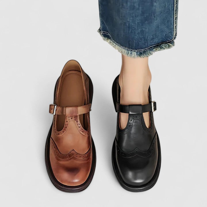 Louise | Women's Classic Mary Janes with Low Heel