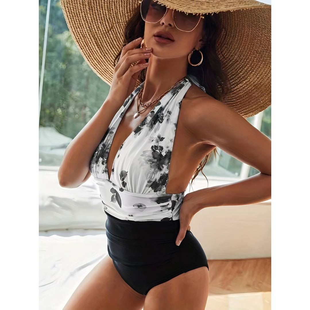 Amara | Women's Elegant Halter Neck Swimsuit