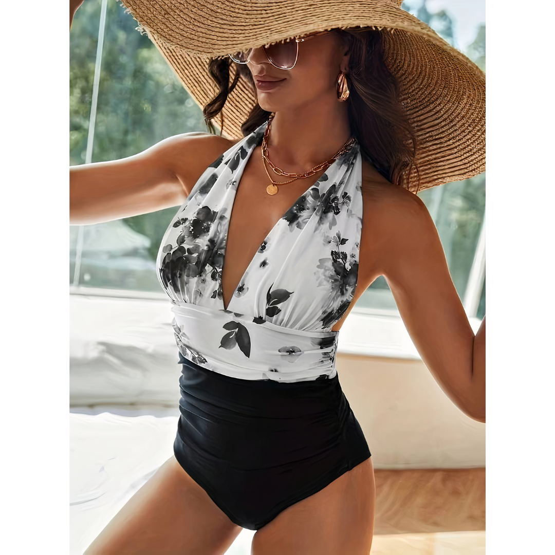 Amara | Women's Elegant Halter Neck Swimsuit
