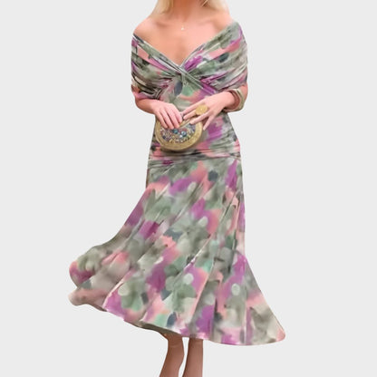 Zuri | Women's Elegant Off-Shoulder Evening Dress