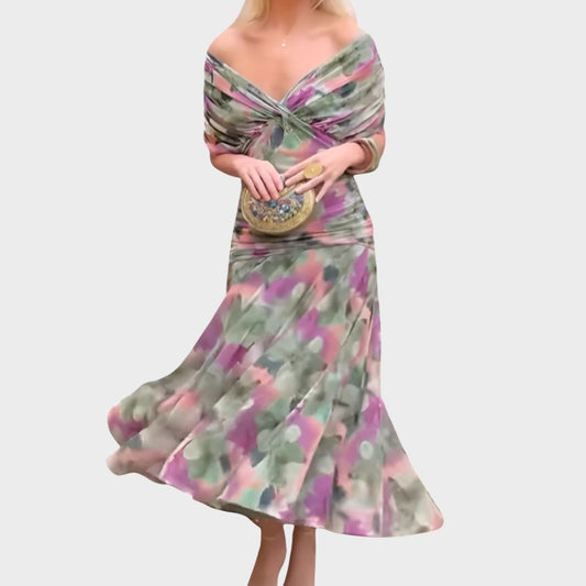 Zuri | Women's Elegant Off-Shoulder Evening Dress
