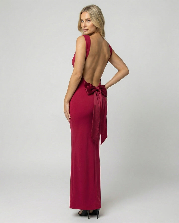 Vivienne | Women's Bodycon Square Neck Evening Dress