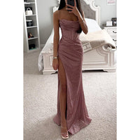 Thalia | Women's Evening Glitter Maxi Dress