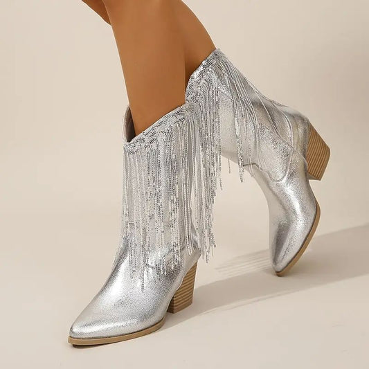Savannah | Women's Western Fringe Cowboy Boots