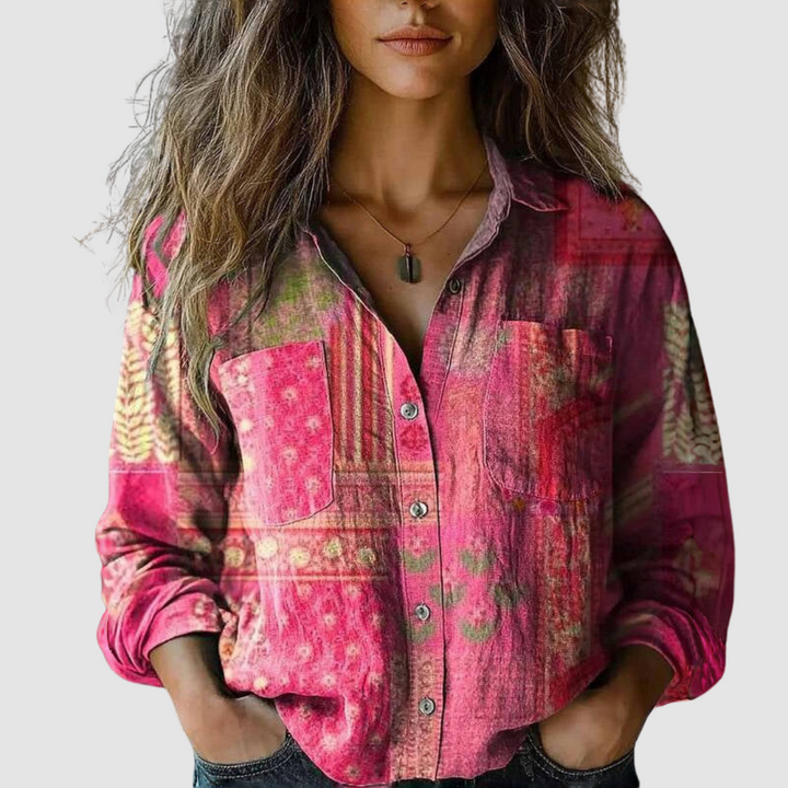 MORENA VINTAGE FLORAL BLOUSE