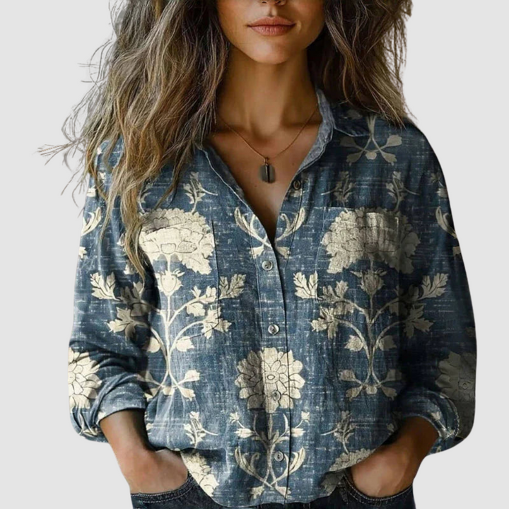 MORENA VINTAGE FLORAL BLOUSE