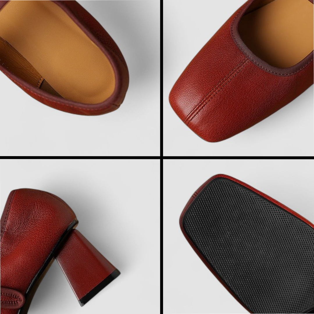 Hayley | Women's Vintage Mary Janes with Block Heel