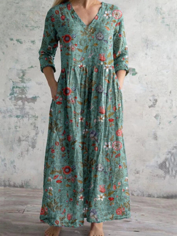 AURELIA | VINTAGE BLOSSOM PRINT DRESS