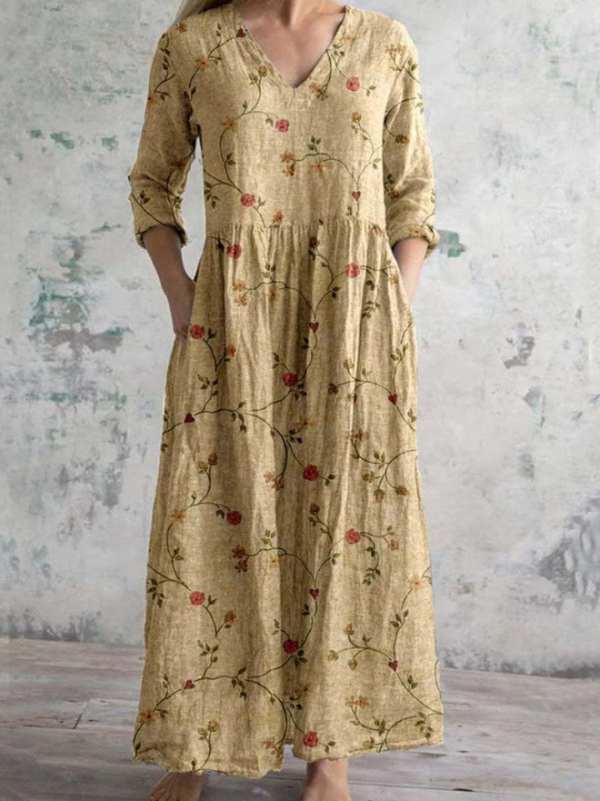 AURELIA | VINTAGE BLOSSOM PRINT DRESS