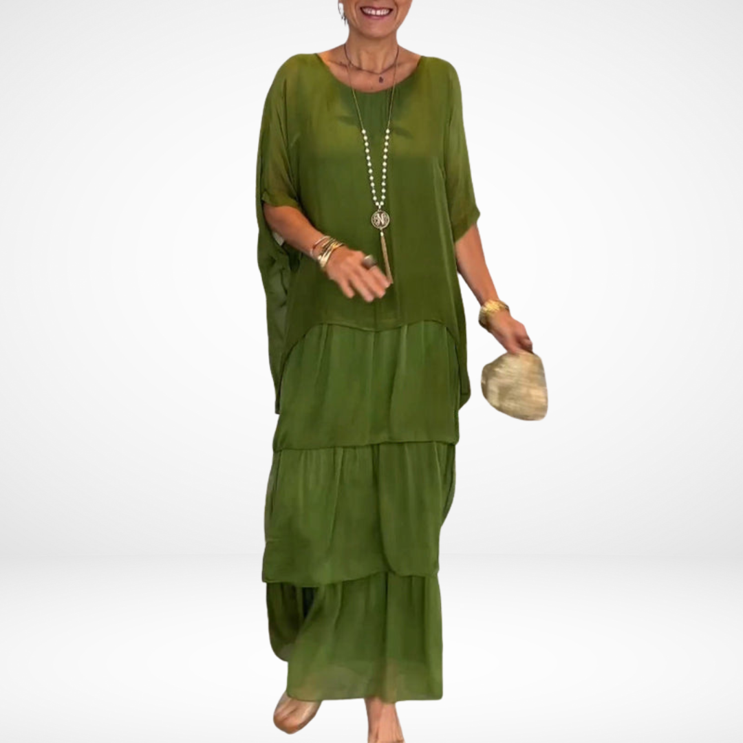 HYLDA™ ARTISTIC FLOWING MAXI DRESS