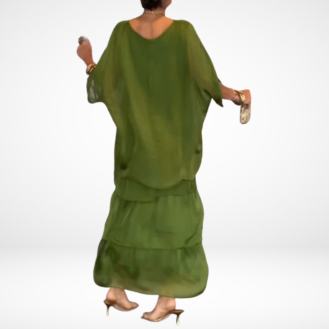 HYLDA™ ARTISTIC FLOWING MAXI DRESS