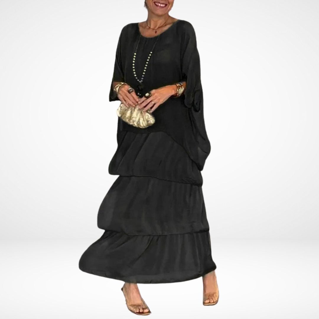 HYLDA™ ARTISTIC FLOWING MAXI DRESS