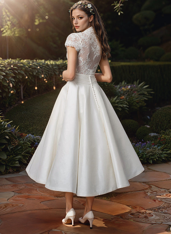 Melissa | Women’s Floral Midi Wedding Guest Dress