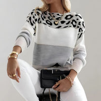Peyton | Women's Casual Leopard Print Sweater
