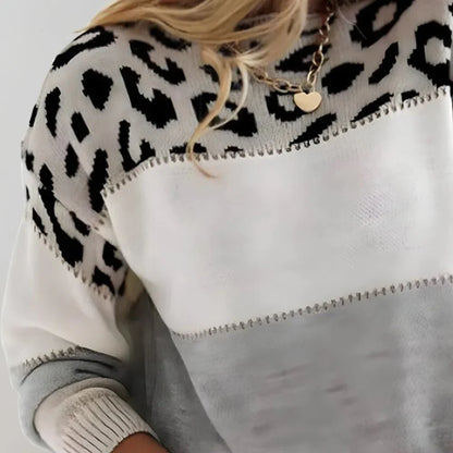 Peyton | Women's Casual Leopard Print Sweater