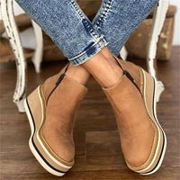 Soraya | Women's Platform Zip-Up Ankle Boots