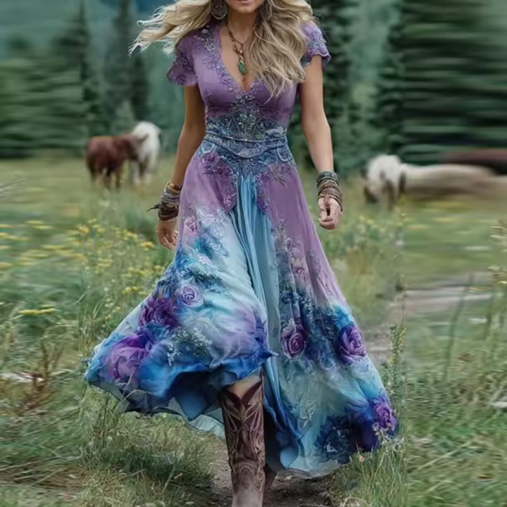 AVELINA | BOHO MAXI DRESS