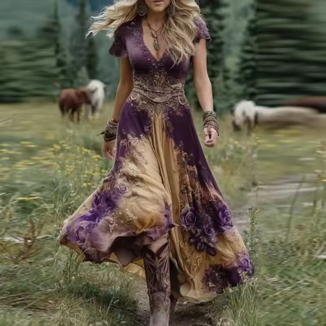 AVELINA | BOHO MAXI DRESS