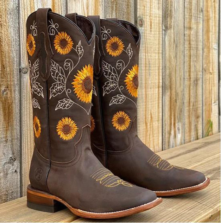 Hallie | Women’s Outdoor Knee High Cowboy Boots
