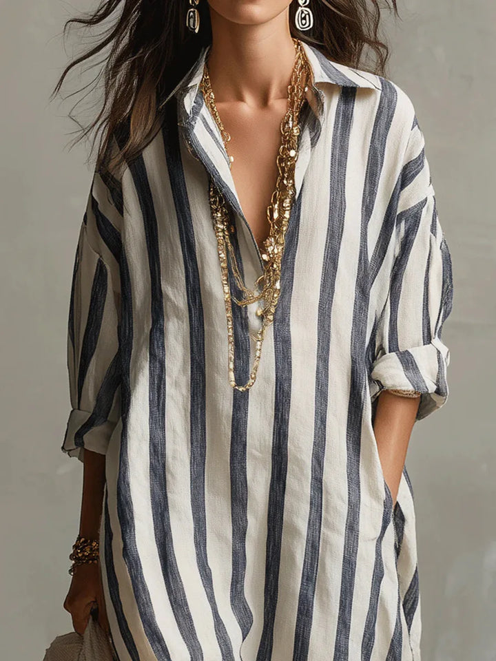 Hadley | Women's Striped Summer Maxi Dress