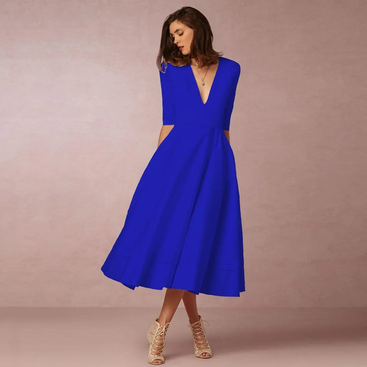 Naina | Women's Elegant A-line Evening Dress