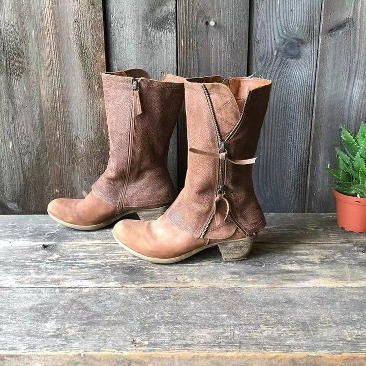 Ophelia | Women’s Classic Round Toe Cowboy Boots