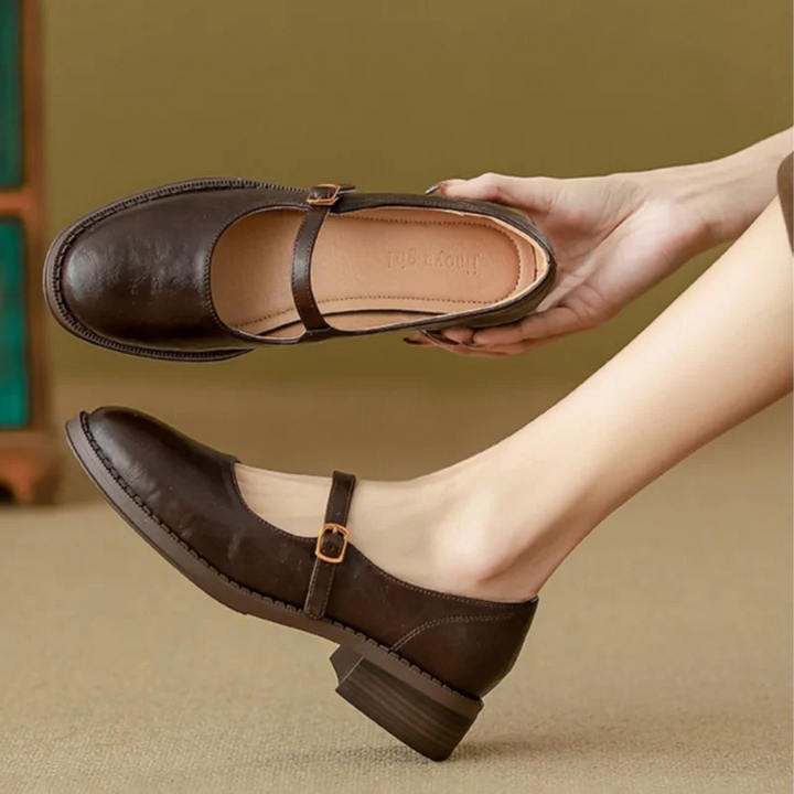 Bella | Women's Classic Mary Janes with Low Heel