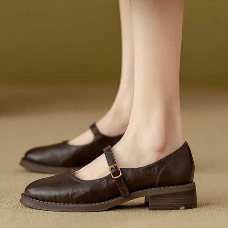 Bella | Women's Classic Mary Janes with Low Heel