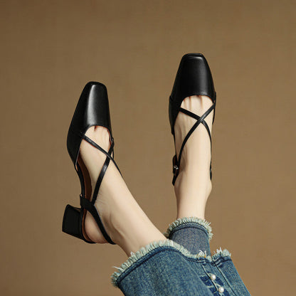 Eleanor | Women's Vintage Low Block Heels