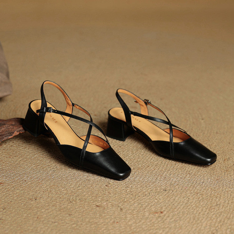 Eleanor | Women's Vintage Low Block Heels