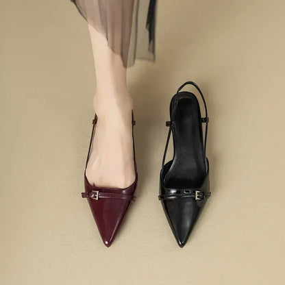 Claire | Women's Summer Orthopedic Kitten Toe Heels