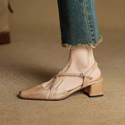 Eleanor | Women's Vintage Low Block Heels