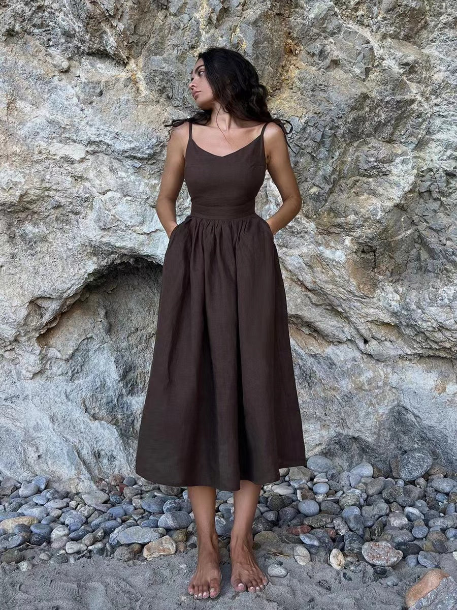 Stella | Women's Casual Holiday Spaghettistraps Dress