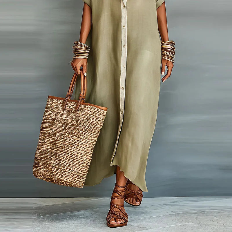 Naomi | Women's Relaxed Flowing Maxi Dress