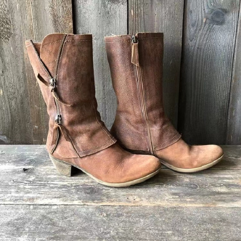 Ophelia | Women’s Classic Round Toe Cowboy Boots