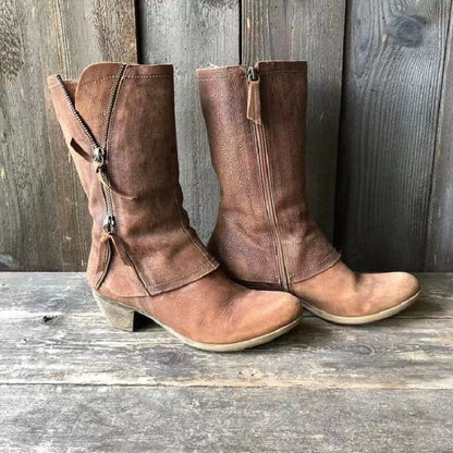 Ophelia | Women’s Classic Round Toe Cowboy Boots