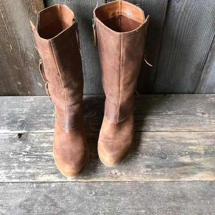 Ophelia | Women’s Classic Round Toe Cowboy Boots