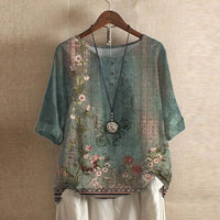 Anya | Women's Retro Button-Front Casual Blouse