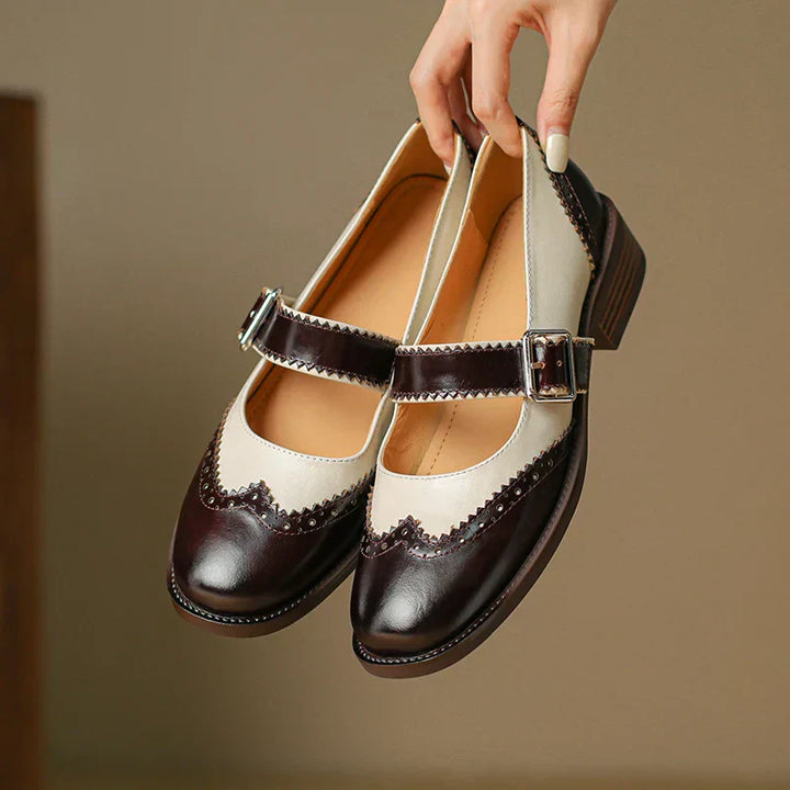 Mila | Women's Vintage Leather Mary Jane Shoes