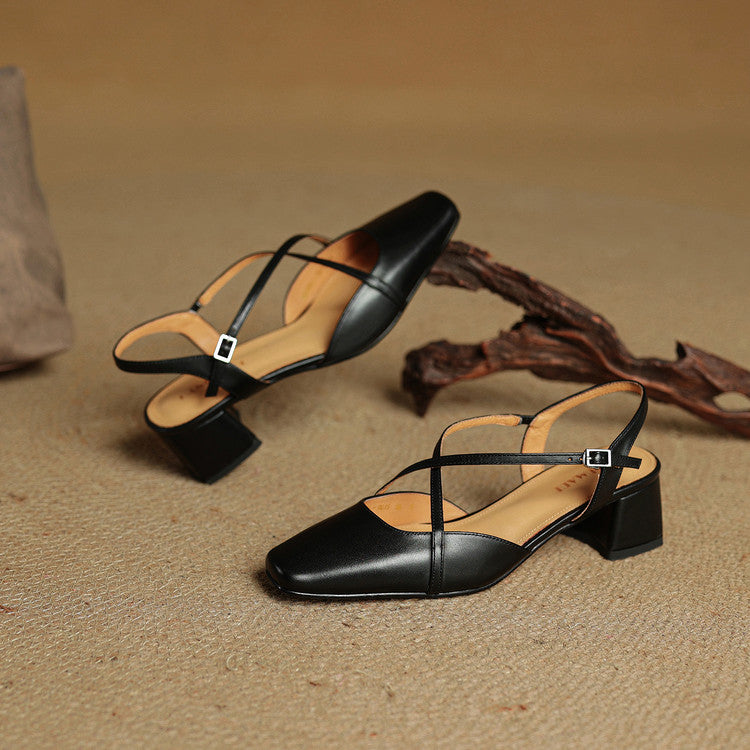 Eleanor | Women's Vintage Low Block Heels