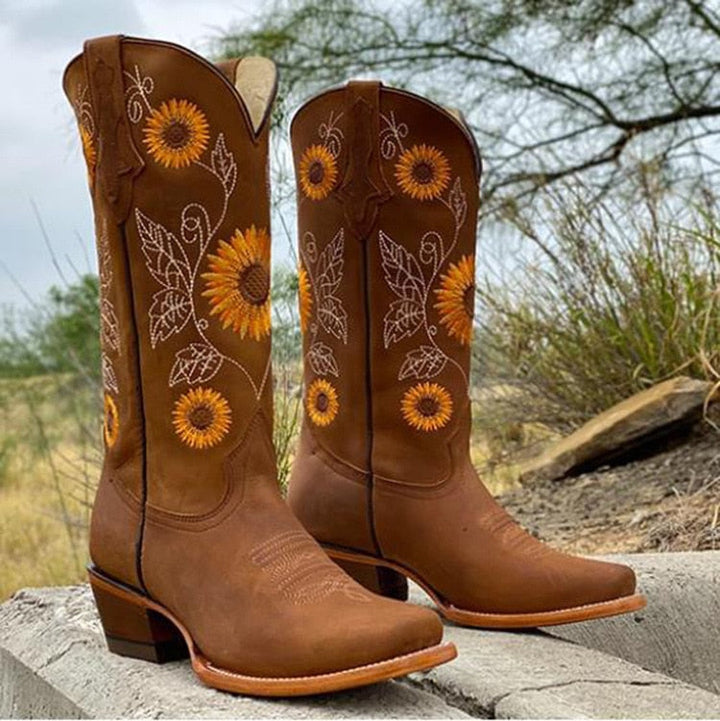Hallie | Women’s Outdoor Knee High Cowboy Boots